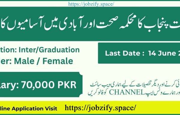 Punjab Health Department Jobs 2025 – Apply Online Today Best Maryam Nawaz Health Clinic