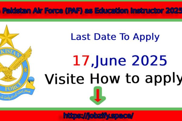 Join PAF Jobs 2025: Apply Online for Education Instructor & Religious Best Teacher Posts June 2025 Join PAF Jobs 2025: Apply Online