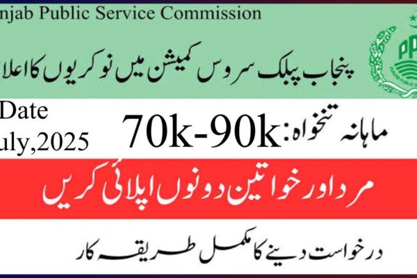 PPSC Advertisement 25/2025
