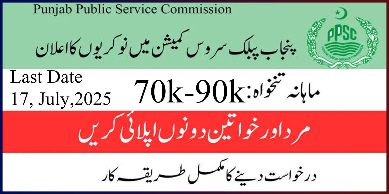 PPSC Advertisement 25/2025