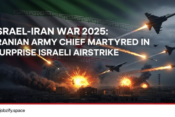 Israel-Iran War 2025: Iranian Army Chief Martyred in Surprise Israeli Airstrike Israel-Iran War 2025: Iranian Army Chief Martyred in Surprise Israeli Airstrike