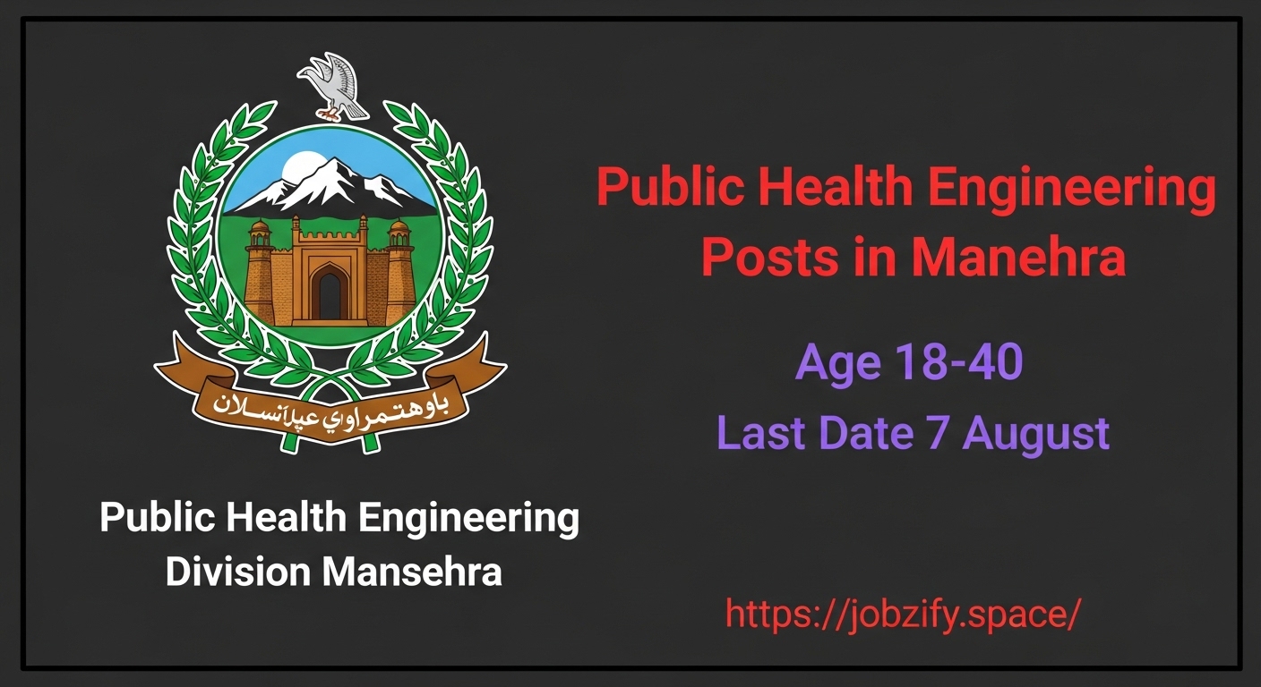 Daily-Wage Public Health Engineering Jobs Best 2025 in Mansehra