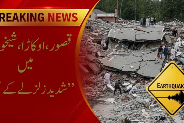 Pakistan Earthquakes Today 1, July: Sheikhupura Okada& Kasoor