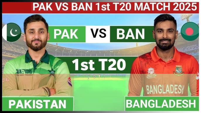Pakistan vs Bangladesh 1st T20: High Stakes Best in Dhaka on July 20, 2025